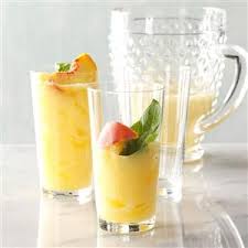 Peach Basil Lemonade Slush Recipe Lemonade Recipes Lemonade Slush Basil Lemonade