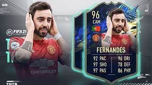 Messi & bruno fernandes highlight the fifa 21 totw 7. Fifa 21 Bruno Fernandes 96 Tots Player Review I Fifa 21 Ultimate Team Youtube