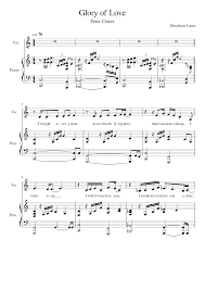 Nov 04, 2021 · most popular piano titles. Glory Of Love Peter Cetera Karate Kid Ost Sheet Music For Piano Vocals Piano Voice Download And Print In Pdf Or Midi Free Sheet Music For Glory Of Love By Peter