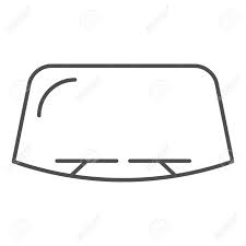 It would be made of polycarbonate and would keep the bugs from hitting you in the face. Windshield Thin Line Icon Car Window Vector Illustration Isolated Royalty Free Cliparts Vectors And Stock Illustration Image 123904324