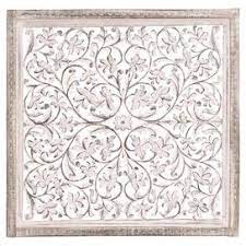 Mina Wall Decor Wood Panel Walls Floral Wall Decor Carved Wall Decor
