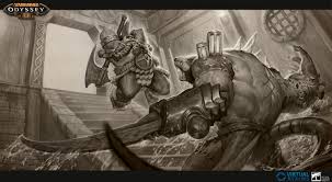 In games workshop's warhammer fantasy and warhammer 40,000 fictional universes, chaos refers to the parasitic entities which live in a different plane of reality, known as the warp or immaterium in warhammer 40,000 and as the realm of chaos in warhammer age of sigmar. Warhammer Odyssey