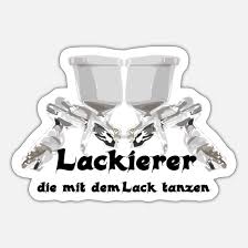 The infinitive of a verb. Lackierer Tanzen Und Zelebrieren Sticker Spreadshirt