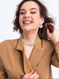 Parinita' Necklace Set, Embroidered : Handmade Gifts l Artscrafted