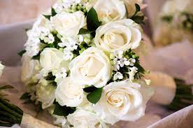 Beautiful Ivory Roses With White Bouvardia Wedding Bouquet Wedding Flowers Bridal Bouquet Flower Bouquet Wedding