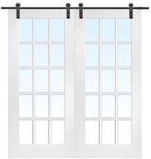 Use classic french doors to add a little traditional touch to the barn door look. French Style Barn Doors Grand Style Easy Installation