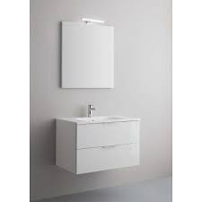 Mobili bagno arbi prezzi per tutte le tasche grazie alla possibilità di scegliere, oltre al modello, anche la finitura, più o memo pregiata ma sempre ottima. Arbi Petit Mobile Sospeso 80x49 Con Lavabo In Ceramica Specchio E Faretto