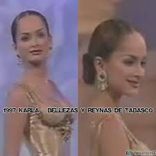 NUESTRA BELLEZA TABASCO 1997 KARLA CORRAL SALOMON 4 LUGAR NACIONAL HOY  RECORDANDOLA POR SU CUMPLEAÑOS FELICIDADESSSSSS fotos del video de nuestra  belleza mexico 1997 mandadas por un seguidor de esta pagina gracias