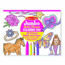 76 list price $5.99 $ 5. Jumbo Coloring Pad Pink Melissa Doug