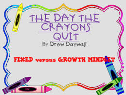 Growth Mindset Fixed Mindset Social Skills Writing The Day The Crayons Quit