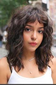 Proof That Curly Hair Girls Can Wear Bangs Too Curly Girl Hairstyles Curly Hair Pictures Curly Hair With Bangs