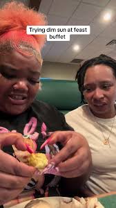 I DONT THINK WE WILL EVER TRY THIS AGAIN 🥴 #krenvee #therealkreshai  #therealvee #fyp #fy #lgbt🌈 #feastbuffet #dimsum