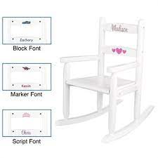 kidkraft 18120 pz kids personalized 2 slat rocking chair wooden rocker white new kidkraft rocking chair toddler lounge chair childrens rocking chairs