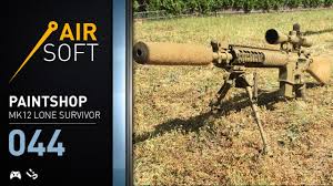 Full spec one of a kind lone survivor mk12. Airsoft Paintjob Mk12 Lone Survivor Style Youtube