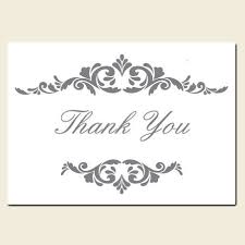 Swirly Frame Photoshop Thank You Cards Silver Swirl Border Wedding Anniversary Zilver