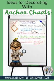 ideas for decorating with anchor charts classroom tested