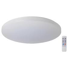 Rinkeby Led Ceiling Lamp W Remote Control Dimmable White Ikea