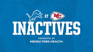 News source: Detroit Lions