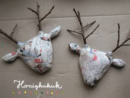 In Love With Pappmache Tierkopfe Aus Pappmache Work In Progress In 2020 Pappmache Basteln Pappmache Pappmache Tiere