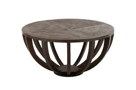 Table basse avec des coins arrondis amanda avec plateau en verre et base en bois laqué. Table Basse Ronde Exotique En Bois De Manguier D90 Phuket Hellin