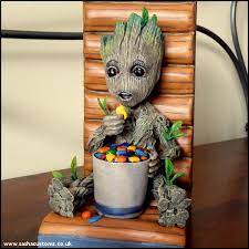 Sasha S Customs Candy Eating Baby Groot