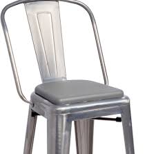 Sofft Cushion Rounded Seat Cushion For Metal Bar Stools Or Kitchen Chairs Cushion Only Gray Chair Cushions Metal Chairs Metal Bar Stools