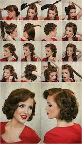 14 Glamorous Retro Hairstyle Tutorials Pretty Designs Vintage Hairstyles Retro Hairstyles Tutorial Vintage Hairstyles Tutorial