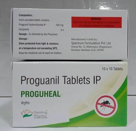 Proguanil Tablets 100mg at ₹ 50/strip | Antimalarial Medicines in Nagpur | ID: 2852206652391