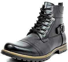 Bruno Marc Men S Military Motorcycle Combat Boots Military Combat Boots Leather Boots Men Combat Boots