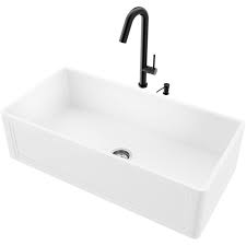 vigo vg15861 36 inch single bowl matte