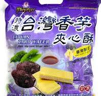 Amazon.com: Mincher, Mic's Wafers - Taiwan Taro Snacks ...