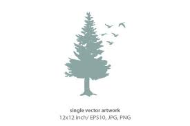 Download Pine Tree Graphic By Biljanacvetanovic Creative Fabrica In 2020 Vector Artwork Tree Graphic Graphic Illustration SVG Cut Files
