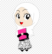 Buat logo olshop, logo makanan dan logo keren lainnya. Girl Hijab Study Animation Transparent Background Clipart 938110 Pinclipart