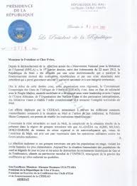 Les vertus et les pièges d'un gouvernement d'union nationale. La Lettre Du President Malien A La Cedeao Maliweb Net