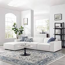 Small sectional sofa can help separating the sleeping place from the rest of the room, which immediately becomes much more comfortable. Amazon Com White Sectional