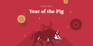 The Pig Is The Twelfth Of All Zodiac Animals Learn Why Pigs Have A Beautiful Personality And Are Blessed With Goo Year Of The Pig Zodiac Happy New Year Images
