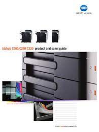 Download the latest version of the konica minolta c353 series xps driver for your computer's operating system. Konica Minolta Bizhub C280 Product Manual Pdf Download Manualslib