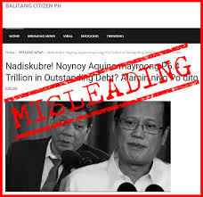 He died at the capitol medical center near the capital manila, philippine news agency reported, adding that his family will release a statement soon. Vera Files Fact Check Report Misleads With Figures On Nat L Debt During Aquino Admin Vera Files