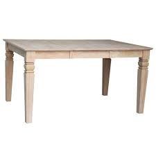 International Concepts Unfinished Butterfly Leaf Dining Table K 4040jxbt 30j The Home Depot Dining Table Solid Wood Dining Table Rectangular Dining Table