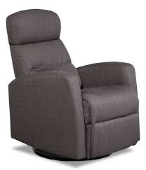 Penny Linen Look Fabric Swivel Rocker Reclining Chair Grey The Brick Recliner Chair Swivel Rocker Recliner Chair Chair