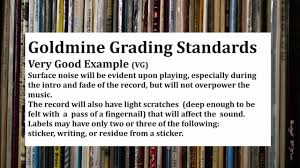 Goldmine Record Grading Audio Examples