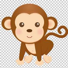 An easy lesson for drawing cute baby monkeys! Child Infant Drawing Png Clipart Animal Animal Figure Animation Baby Monkey Baby Shower Free Png Download