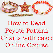 peyote stitch charts learn how to read them with ease