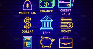 Banking Finance Neon In 2020 Neon Neon Signs Finance