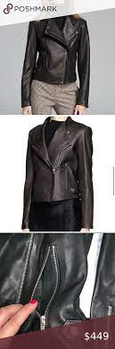 New Theory Phelan R Leather Moto Jacket Sz Small Suede Jacket Women Clothes Design Leather Moto Jacket