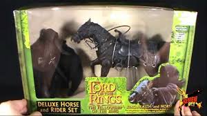 Horses in the lord of the rings who likes the movie and the book, lord of the rings? Spooky Spot Toybiz The Lord Of The Rings The Fellowship Of The Ring Ringwraith And Horse Youtube