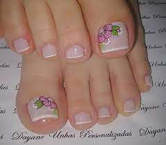 Uñas pintadas fáciles con lunares. Unas Delos Pies Decoradas Sencillas Y Bonitas Elegantes Unas Acrilicas