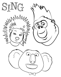 Sing Coloring Pages Best Coloring Pages For Kids Coloring Pages Coloring Pages For Kids Sing Movie