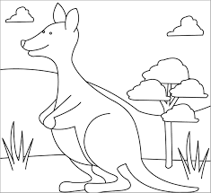 Baby kangaroo colouring page coloring pages for adults to print rat pdf sheet printable free aboriginal preschool koala color cartoon pictures totem dragon. Kangaroo Coloring Page Free Coloringbay