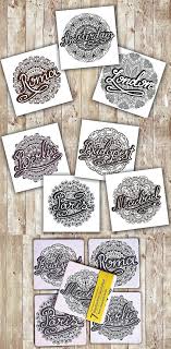 7 Handwritten City Names On Mandalas Retro Typography Design Mandala Design Art Mandala Each and every one of them is filled with the love. mandalas retro typography design